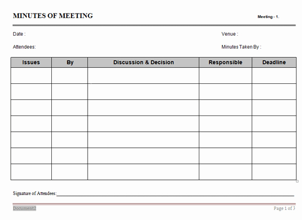 Meeting Brief Template Lovely 6 Meeting Minutes Templates Excel Pdf formats