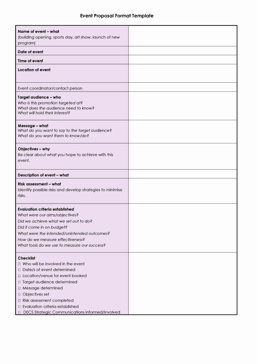 Meeting Rfp Template Best Of 38 Best event Proposal Templates &amp; Free Examples