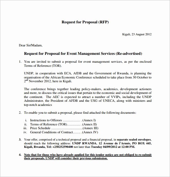 Meeting Rfp Template Inspirational 28 event Proposal Templates Pdf Doc