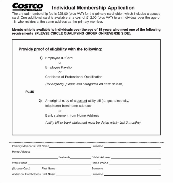 Membership Application Template Free Beautiful 15 Membership Application Templates – Free Sample