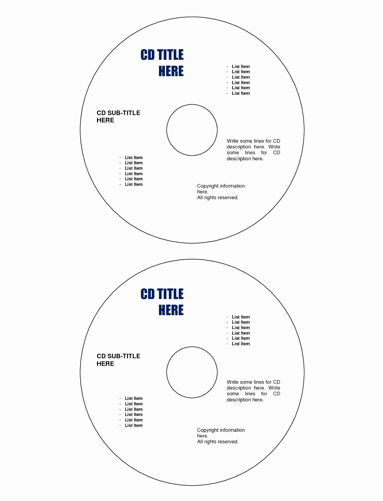 Memorex Cd Labelmaker Template Elegant Cd Labels Bing Images