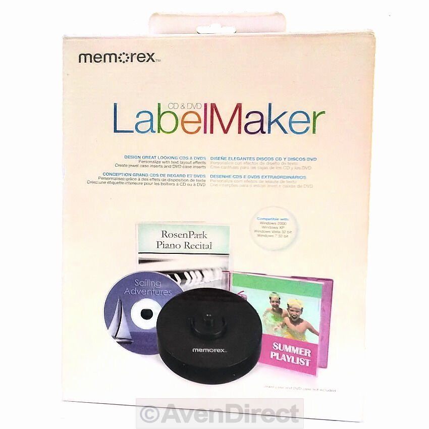 Memorex Cd Labelmaker Template Elegant New Memorex Cd Dvd Label Maker Kit Professional Design