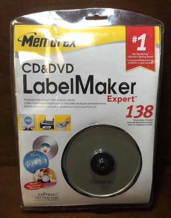 Memorex Cd Labelmaker Template New New In Package Memorex Cd&amp;dvd Label Maker Expert 138 Read