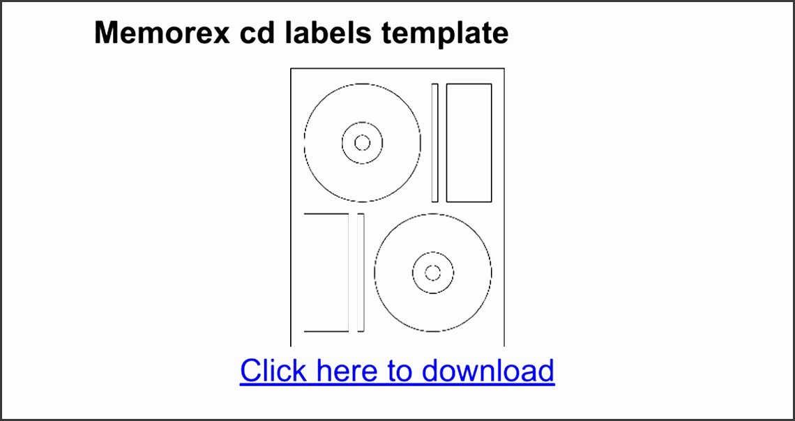 Memorex Cd Labels Template Word Fresh 5 Memorex Cd Label Template software Free Download