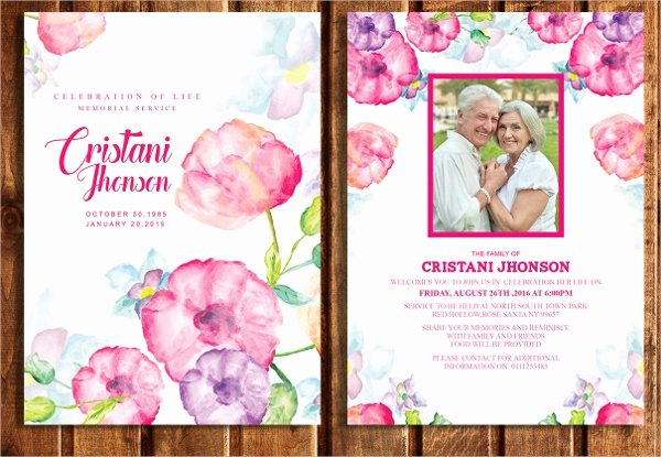 Memorial Card Template Free Download Elegant 15 Funeral Card Templates Free Psd Ai Eps format