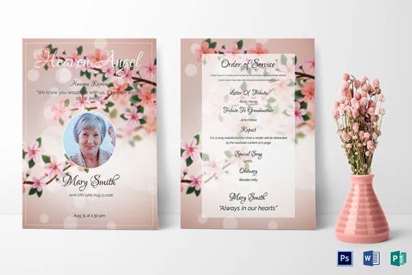 Memorial Card Template Free Download Lovely Our Favorite Actually Free Funeral Program Templates