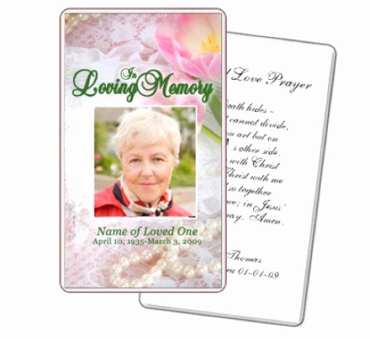 Memorial Cards for Funeral Template Free Lovely What to Write In Funeral Cards Rocketswag