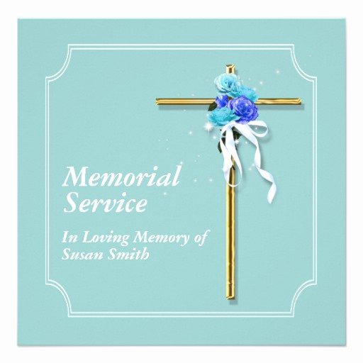 Memorial Service Invitations Templates Awesome Funeral Service Invitation Wording