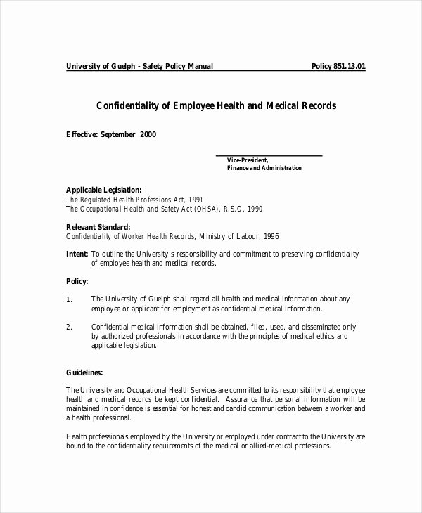 Mental Health Confidentiality Agreement Template Awesome Patient Confidentiality Agreement