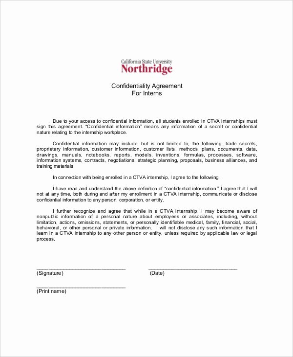 Mental Health Confidentiality Agreement Template Best Of Medical Confidentiality Agreement
