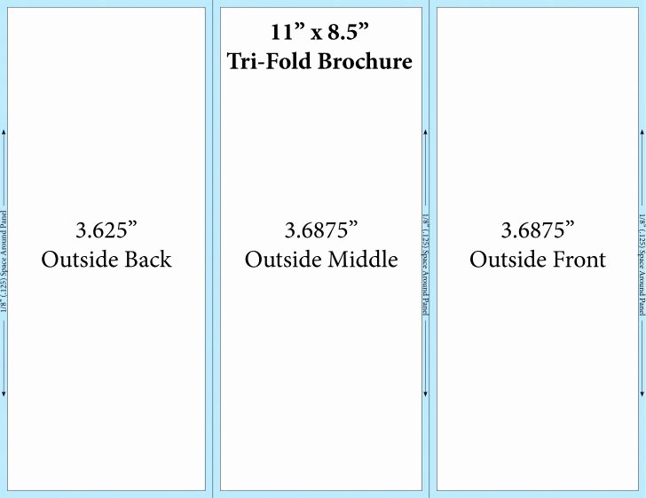 Menu Template Google Docs Elegant 3 Panel Brochure Template Google Docs