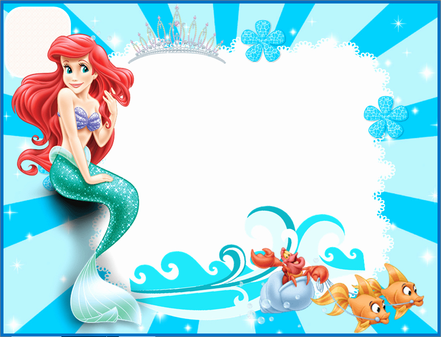 Mermaid Invitation Template Free Awesome Download Free Printable Ariel the Little Mermaid Baby
