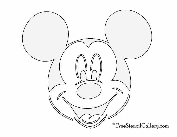 Mickey Mouse Cake Template Free Best Of Free Mickey Mouse Mickey Mouse Stencil Disney