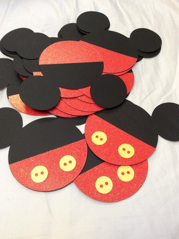 Mickey Mouse Cut Out Ears Best Of Items Similar to Mickey Mouse Ears Die Cut Pocket