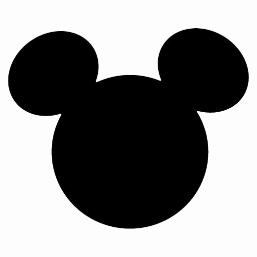Mickey Mouse Cut Out Ears Fresh Disney Mickey Ears Small Black Adhesive Chalkboard