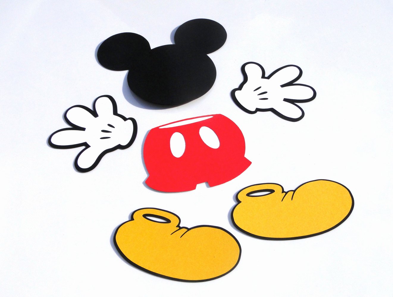 Mickey Mouse Cut Out Printable Fresh Mickey Mouse Shoe Die Cut Disney S Mickey Mouse Cut Out