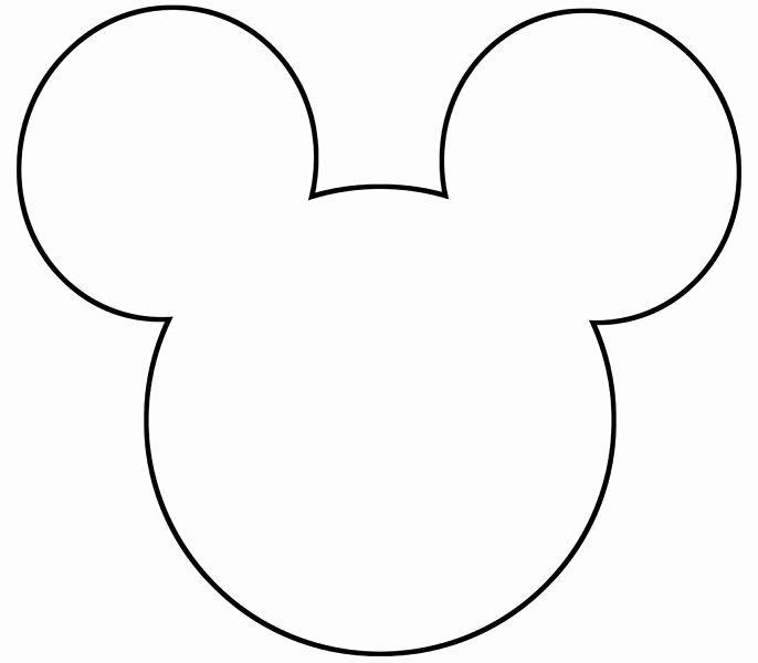 Mickey Mouse Cut Out Printable Inspirational Free Printable Mickey Mouse Silhouette Google Search
