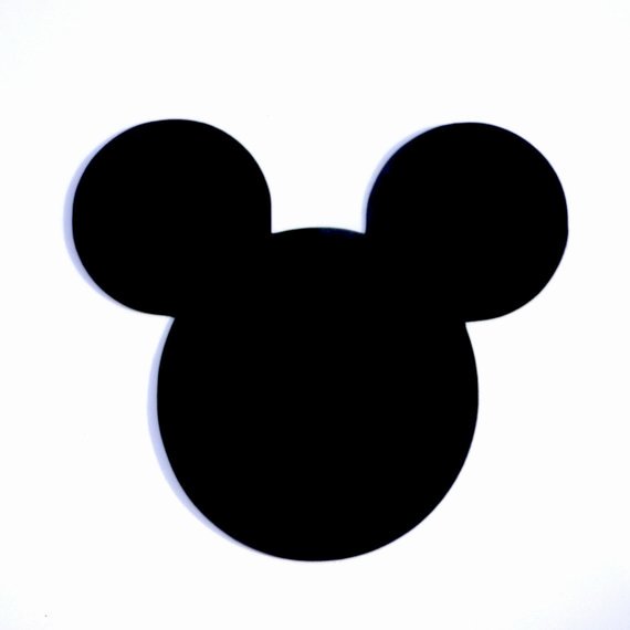 Mickey Mouse Cut Out Printable Luxury 4 Mickey Mouse Head Ears Die Cut Disney S Mickey