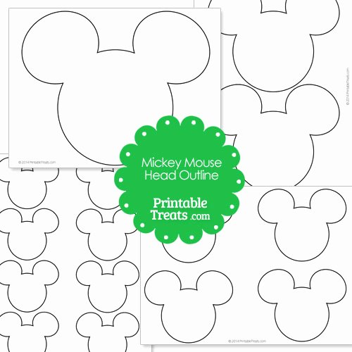 Mickey Mouse Cut Out Printable Luxury Free Mickey Outline Download Free Clip Art Free Clip Art