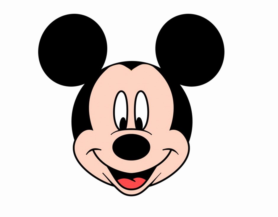 Mickey Mouse Head Cutout Template Awesome Mickey Mouse Head Template