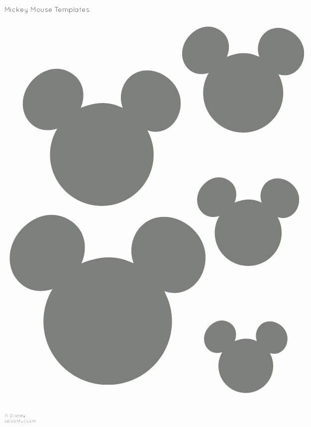 Mickey Mouse Head Printable Cutouts Inspirational Best 25 Mickey Mouse Stencil Ideas On Pinterest