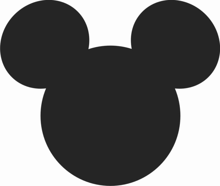 Mickey Mouse Head Template