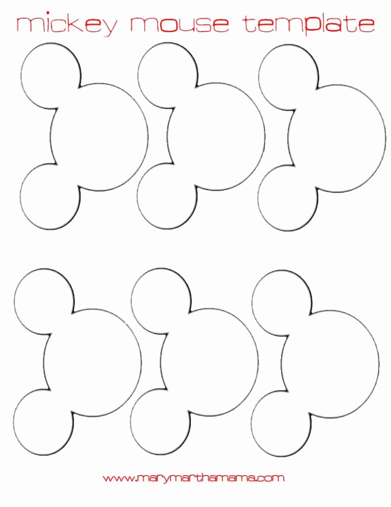 Mickey Mouse Head Printable Cutouts New Diy Mickey Mouse Ears Garland Tutorial – Mary Martha Mama