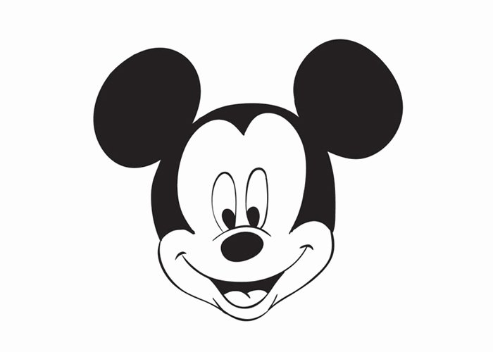 Mickey Mouse Head Printable Cutouts Unique Mickey Mouse Head Coloring Pages