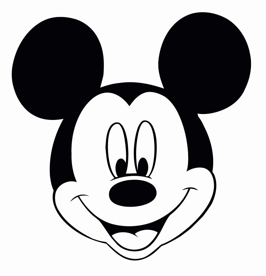 Mickey Mouse Head Template Elegant Printable Mickey Mouse Head Cliparts