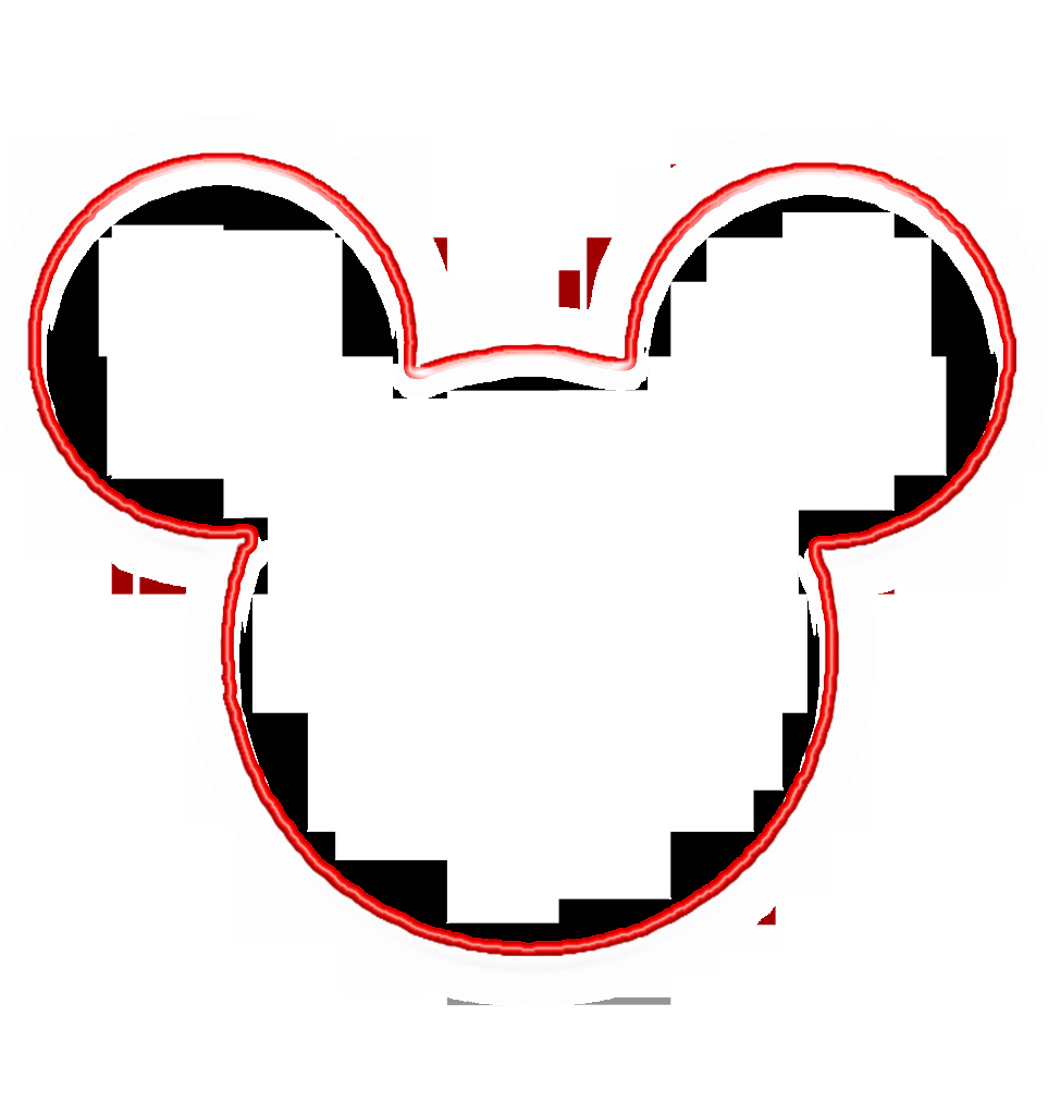 Mickey Mouse Head Template Fresh Minnie Mouse Outline Head