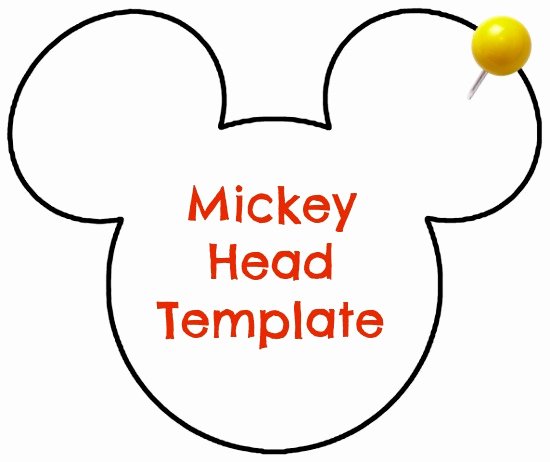 Mickey Mouse Head Template Printable New Diy Disney Personalized Dcl Stateroom Magnets