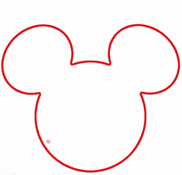 Mickey Mouse Outline Printable Fresh Free Outline Mickey Mouse Head Download Free Clip Art