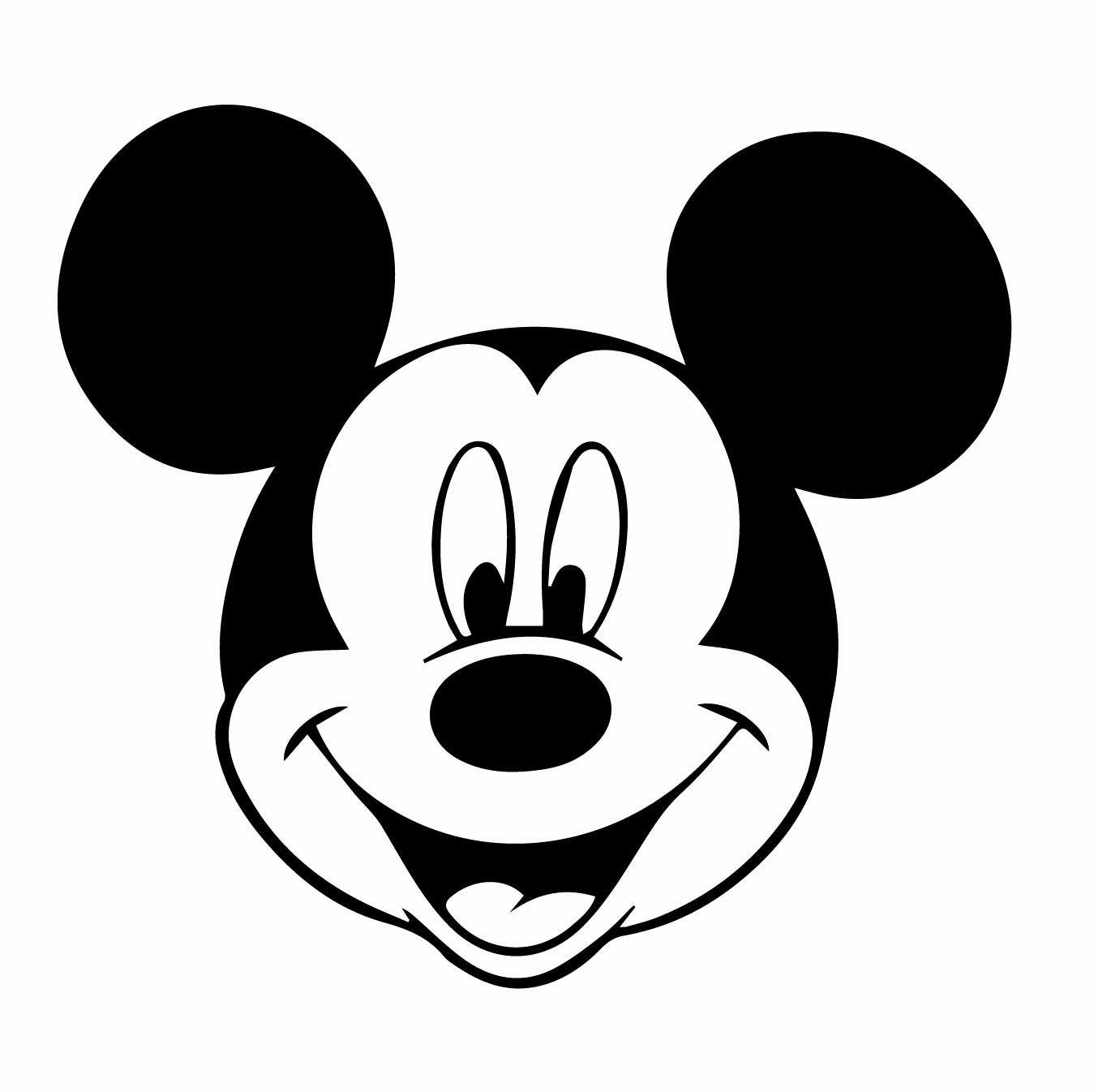 Mickey Mouse Outline Printable Fresh Mickey Mouse Svg Walt Disney Eps Mickey Mouse Silhouette