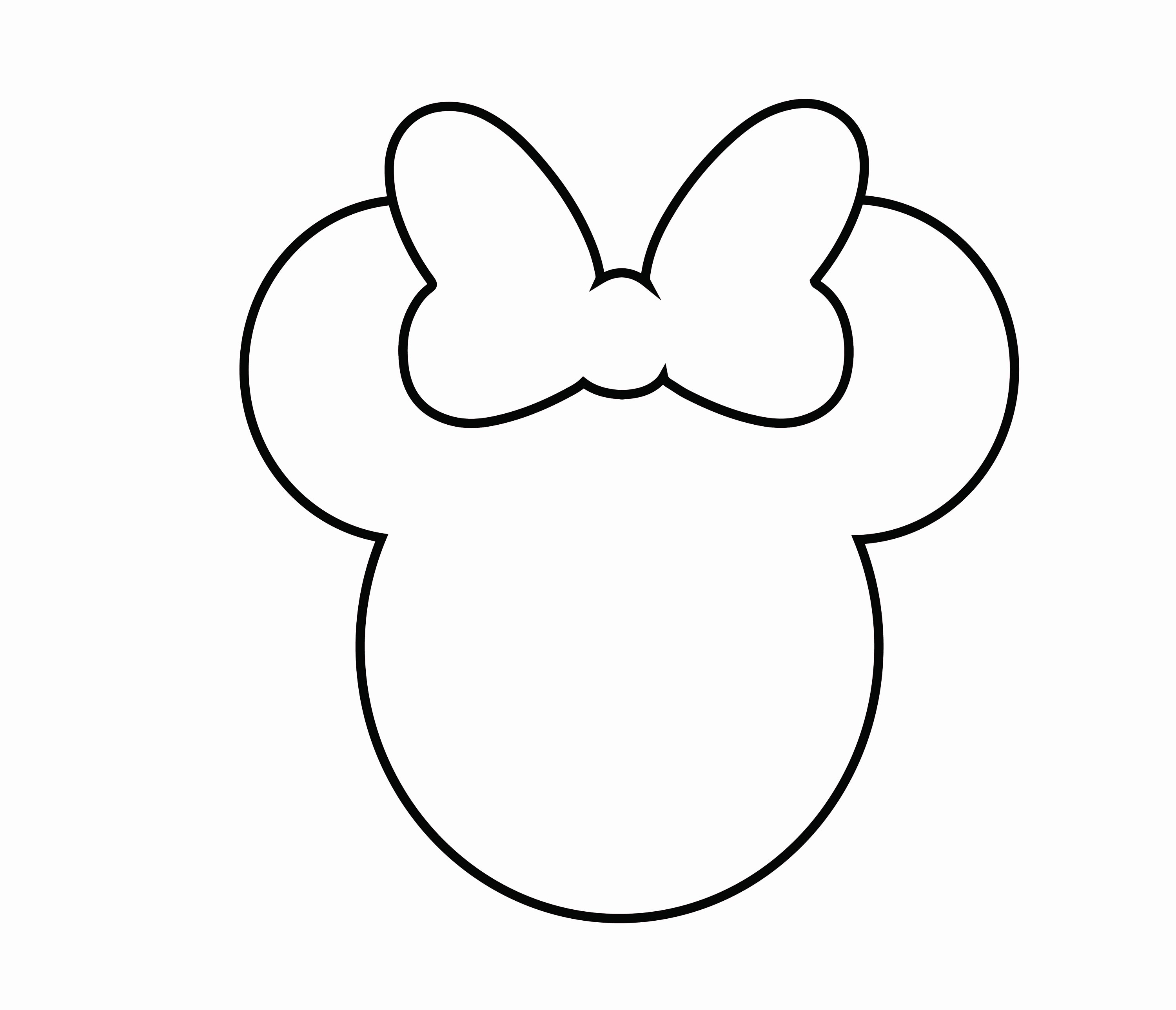 Mickey Mouse Outline Printable Unique Disney Mickey Mouse Svg Mickey Mouse Head Outline Svg