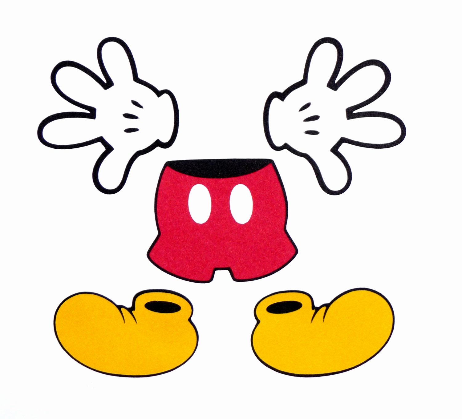 Mickey Mouse Pants Template Fresh Mickey Mouse Clipart Pants Pencil and In Color Mickey