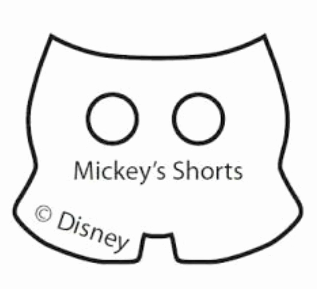 Mickey Mouse Pants Template Fresh Mickey S Shorts Mickey Mouse Cakes