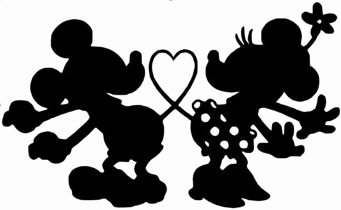 Gallery of Mickey Mouse Silhouette Printable Beautiful Free Mickey and Minn...