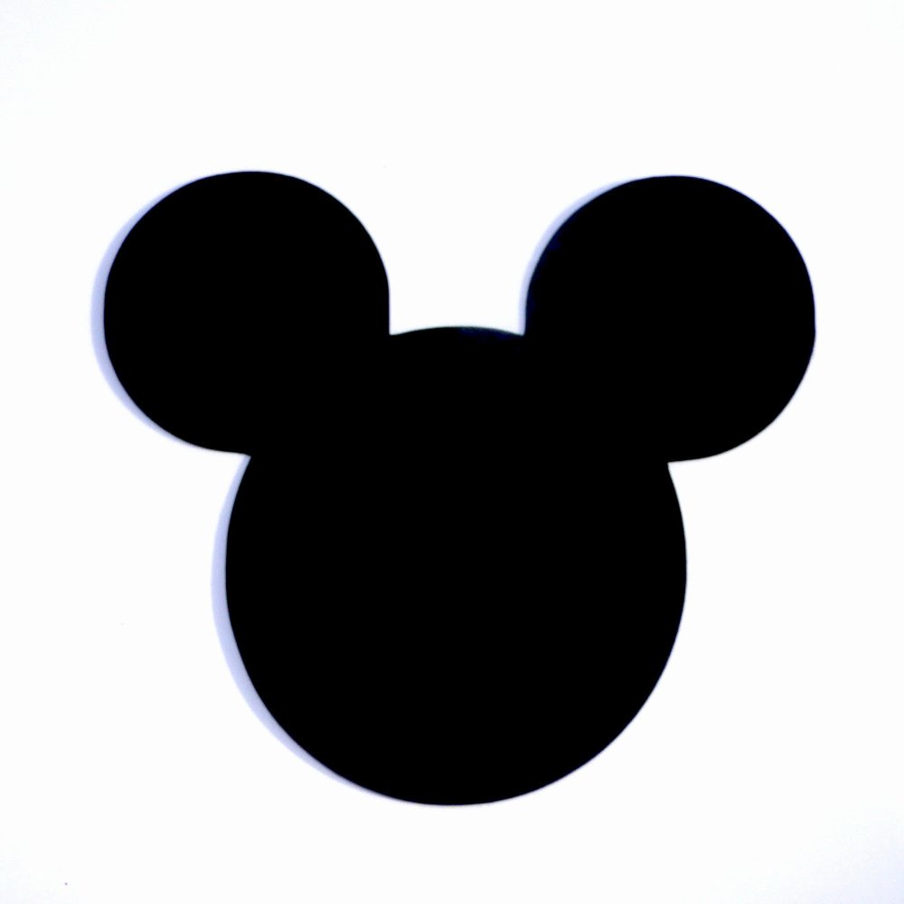 Mickey Mouse Silhouette Printable Luxury Mickey Mouse Face Silhouette at Getdrawings