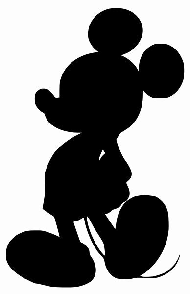 Mickey Mouse Silhouette Printable Unique Mickey Mouse Silhouette Decal by Nerdvinyl On Etsy $5 50