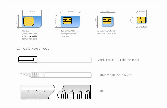 Micro Sim to Nano Sim Template Beautiful 30 Of Micro to Nano Sim Template Pdf