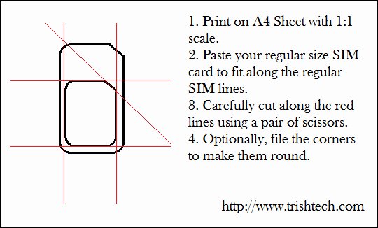 Micro Sim to Nano Sim Template Elegant How to Cut Regular Sim Card Into Micro Sim Size