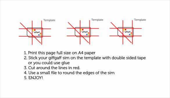 Micro Sim to Nano Sim Template Unique 30 Of Micro to Nano Sim Template Pdf