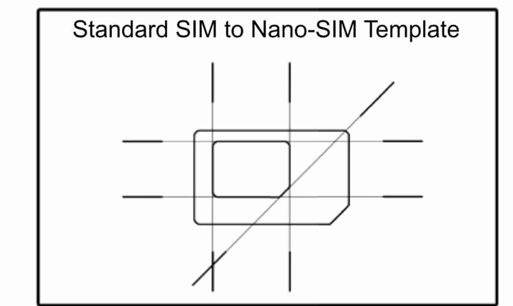 Micro Sim to Nano Sim Template Unique Sim Card Template