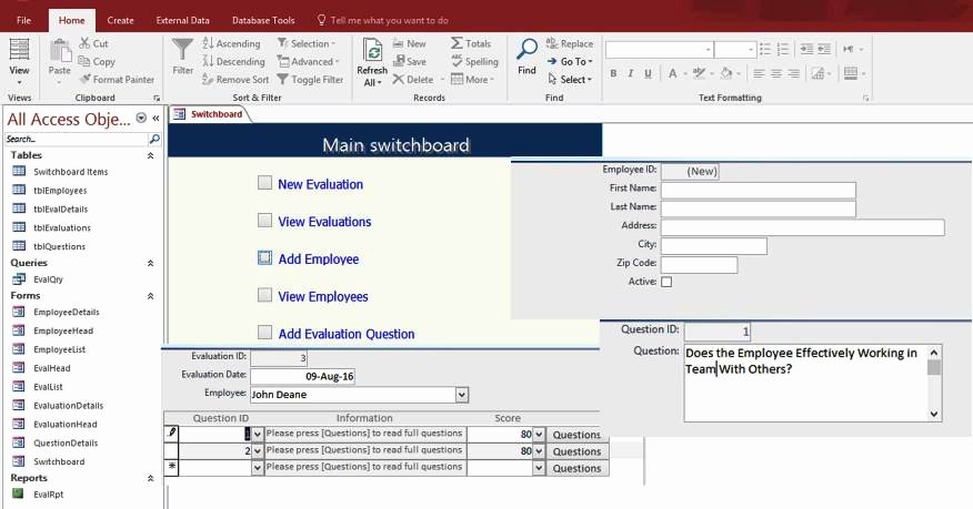 Microsoft Access Templates Best Of Microsoft Access 2016 Templates In Access Database