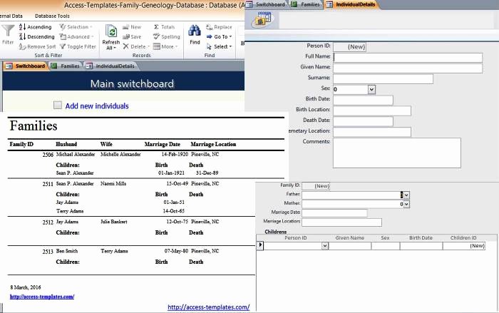 Microsoft Access Templates Luxury Microsoft Access 2007 Templates In Access Database