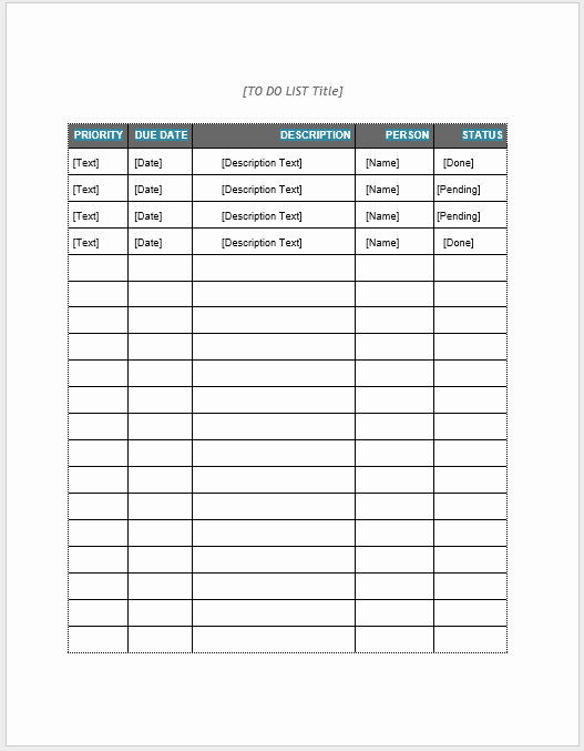 Microsoft Office Check Template New 15 Free Checklist Templates Microsoft Fice Templates