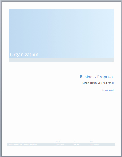 Microsoft Proposal Template Best Of Business Proposal Template – Microsoft Word Templates