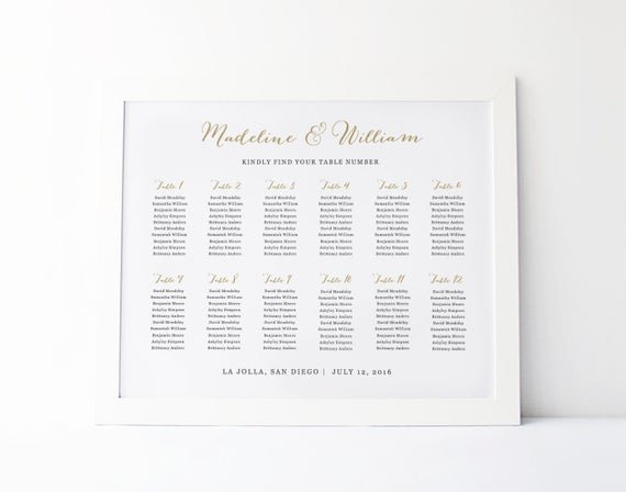 Microsoft Seating Chart Template Lovely Wedding Seating Chart Template Seating Plan Rustic Seating