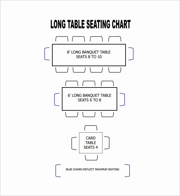 Microsoft Seating Chart Template Luxury Table Seating Chart Template – 14 Free Sample Example
