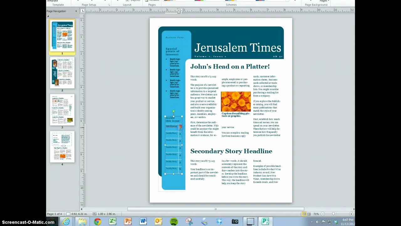 Microsoft Word Magazine Templates Awesome Create Your Magazine Content